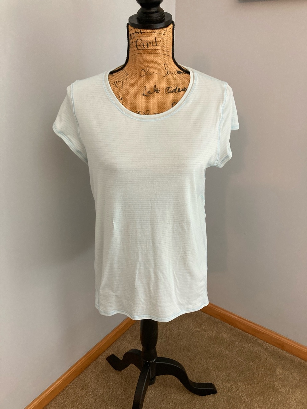 Lululemon Light Blue Short Sleeve Tee Women M/L